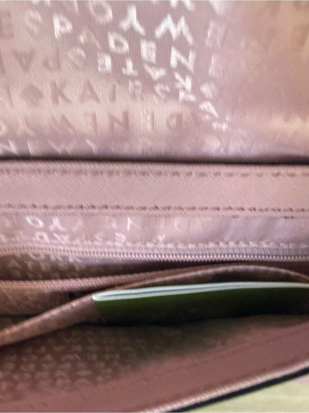 kate spade Dusty Rose Saffiano Leather Crossbody with Gold Chain